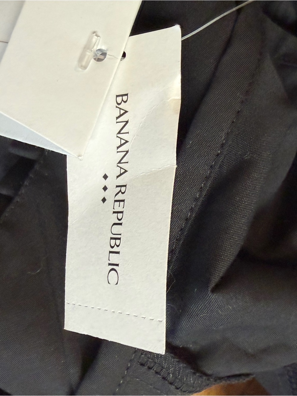 NWT Banana Republic Sleeveless Pleated Neck Mini Dress Sz MP A Line SWING DRESS - Picture 4 of 4